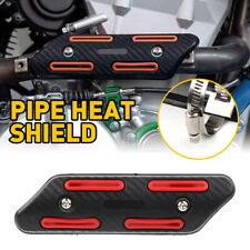 Exhaust Heat Shield Motorcycle Exhaust Pipe Protector Red /Blue /Black UK Stock