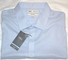 MENS M&S REGULAR FIT NON IRON