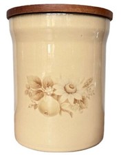 Denby Memories /Images Storage Jar 16.5 cm Tall Vintage Shabby Chic