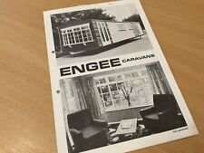 1974 ENGEE CARAVANS RANGE SALES BROCHURE AS SHOWN