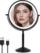 9” Large Round LED Mirror -