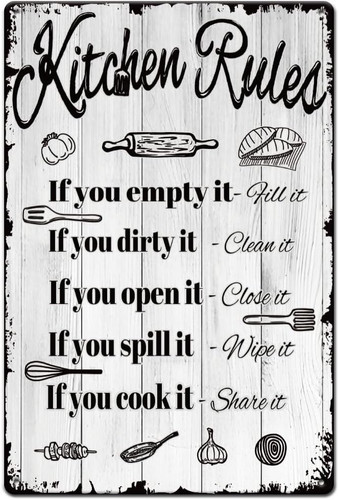 Kitchen rules metal - kitchen,
