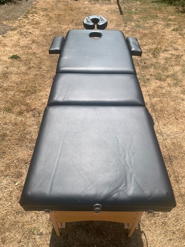 Black portable massage - portable, table