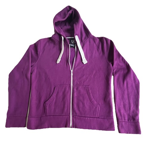 Women purple zip hoodie - women’s,