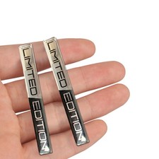 2Pcs 3D Limited Edition Logo