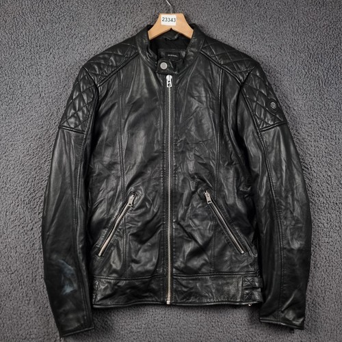 Diesel leather jacket mens - jacket,