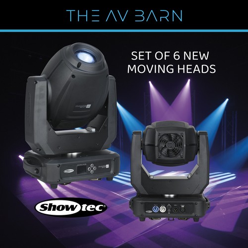 Showtec phantom 130 spot - 6x,