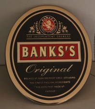 BANK'S ORIGINAL BEER ENAMEL