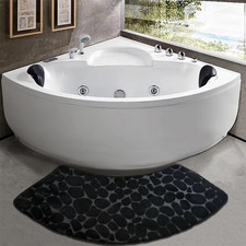 Bathroom Absorbent Mat Curved