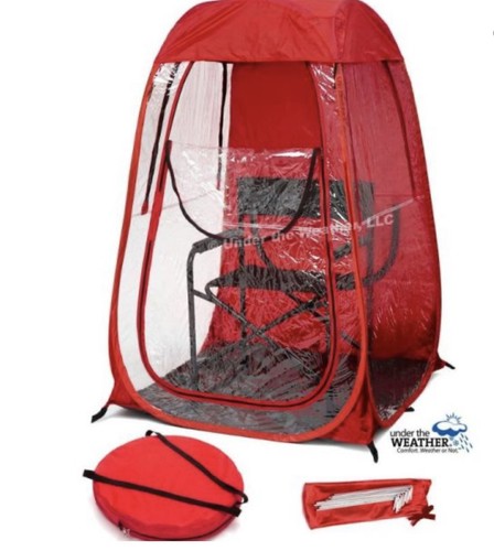 Portable pop tent dressing - portable,