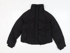 Topshop Women's Black Puffer