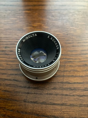 Minolta rokkor 5 f 75mm - minolta, e.rokkor