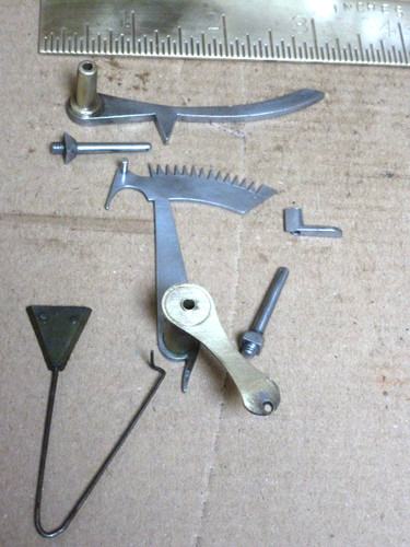 Good set antique longcase - good,