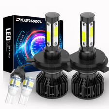 FIT VW T5.1 & T6 2x H4 LED Headlight Bulbs High/Low Beam Canbus Error Free White