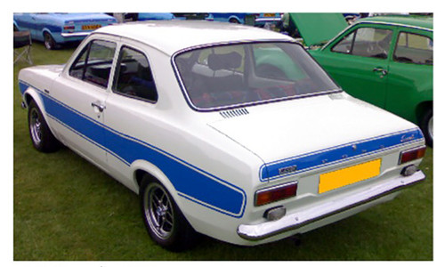 Ford escort mk1 - ford, stripe