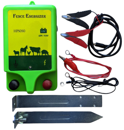 Electric fence energiser - electric, 12v