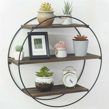Metal Frame Round Wall