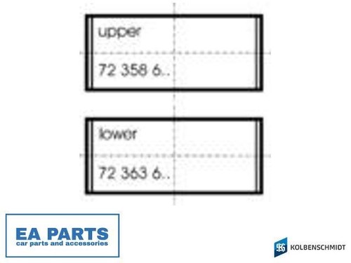 Conrod bearing set - bearing,