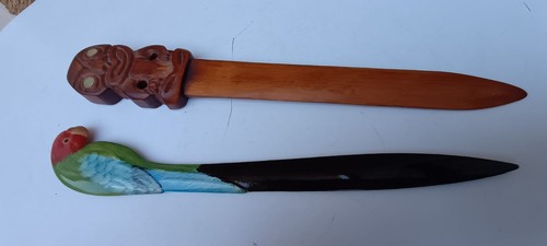Vintage wooden letter openers - vintage,