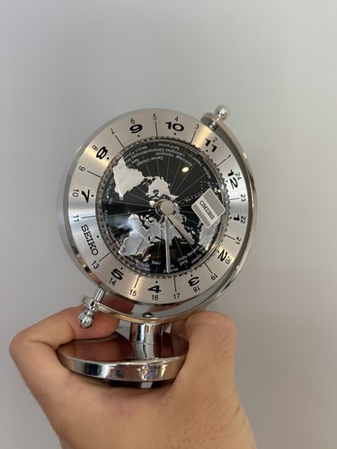 Seiko world time globe desk - time,