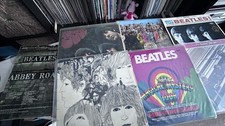 The Beatles vinyl LPs. Various