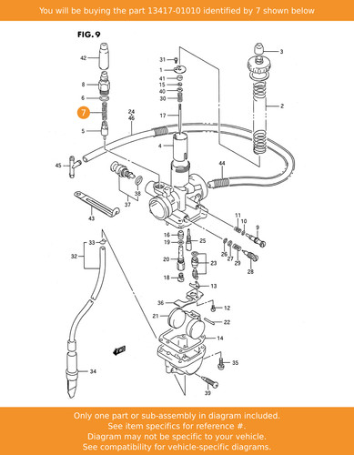 Suzuki spring 13417 - spring,, oem