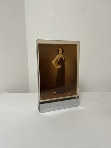Smoked lucite and chrome - smoked,