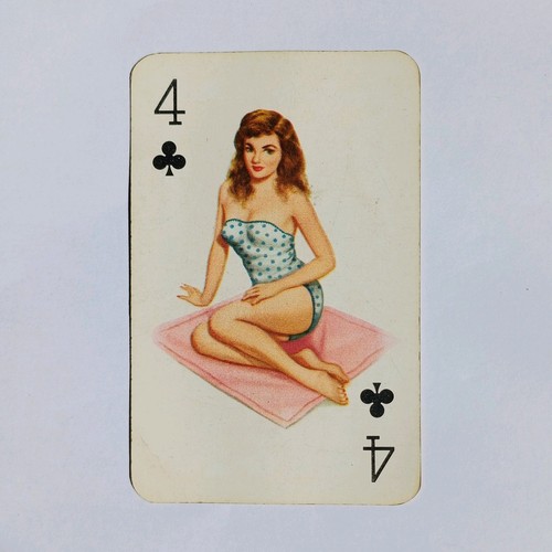 Individual single playing card - single,