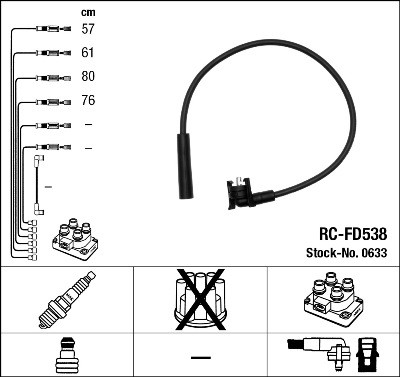 New ignition cable kit for - new,