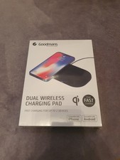 NEW & SEALED Goodmans Dual Wireless Charging Pad FREE P&P