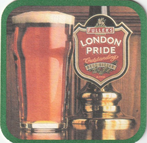 Beer mat fullers brewery - beer,