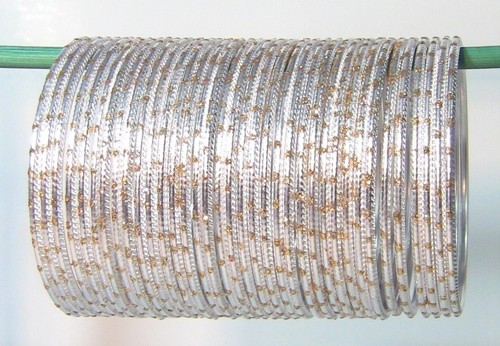 Splendid silver bangles set - bangles,