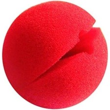 Red sponge balls foam circus - red,