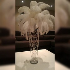 Ostrich Feather Centerpiece