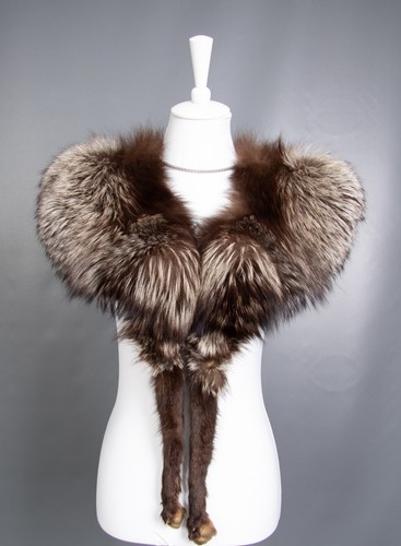 1387 glamorous real silver fox - silver,