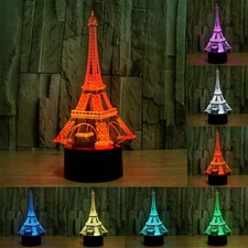 Eiffel Tower 3D LED Night
