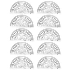  20 Pcs Large Protractor Angle Measurement Tool 180 Degrees Gauge