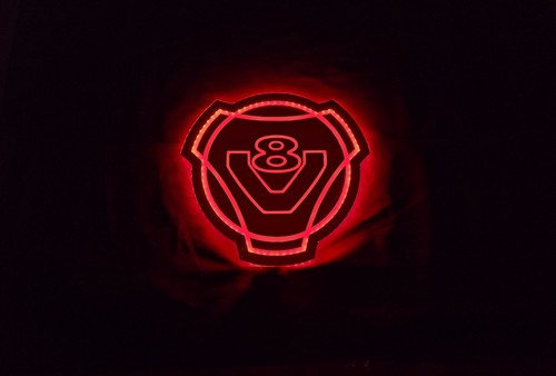 Led light mirrow scania v8 - ,