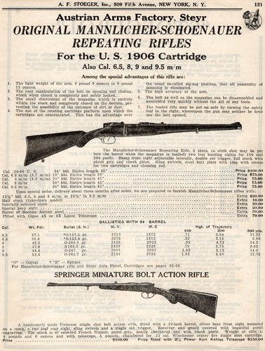 1928 print steyr mannlicher - 1928, ad
