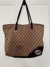 GUCCI GG Monogram Canvas Tote