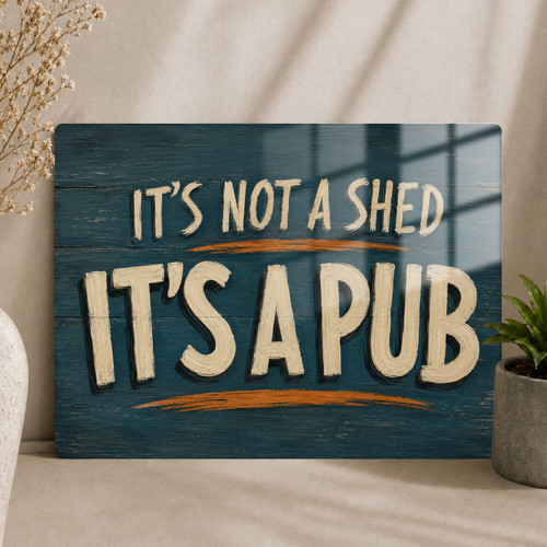 Pub shed funny man cave - it's,
