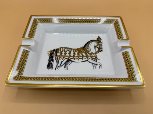 Hermes horse design ashtray - hermes,