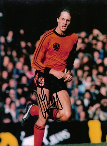 Johan cruyff signed 12x8 photo - signed,