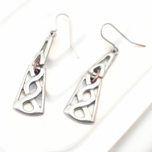 Vintage pewter celtic - pewter, knot
