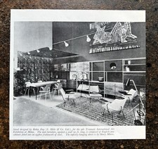 S Hille & Co Milan Exhibition Stand by Robin Day (Henry Moore) 1951 Cutting 524