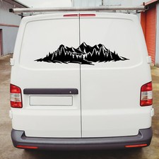 2x Car Sticker Mountain Forest