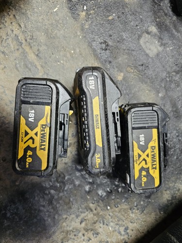 Dewalt 18v batteries fully - 18v, x