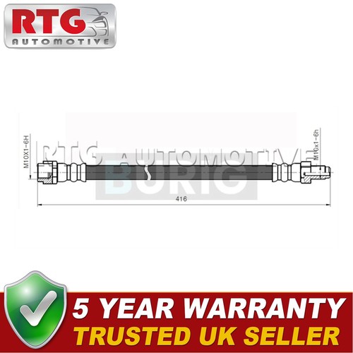 Rtg front brake hose fits - hose,