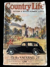 1936 COUNTRY LIFE MAGAZINE Autumn MOTOR NUMBER Vintage Cars ADVERTS October 30’s