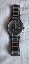 Pulsar Chronograph Mens Watch Black Dial
